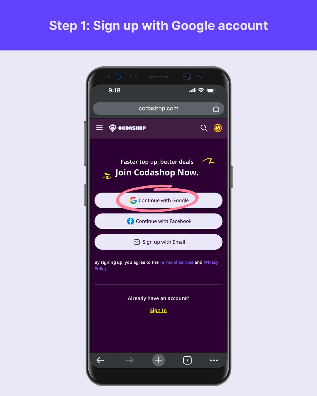 Step 1_ Sign up with Google account.png